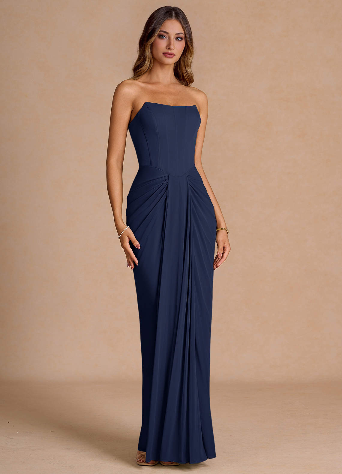 Anais Navy Maxi Dress image1