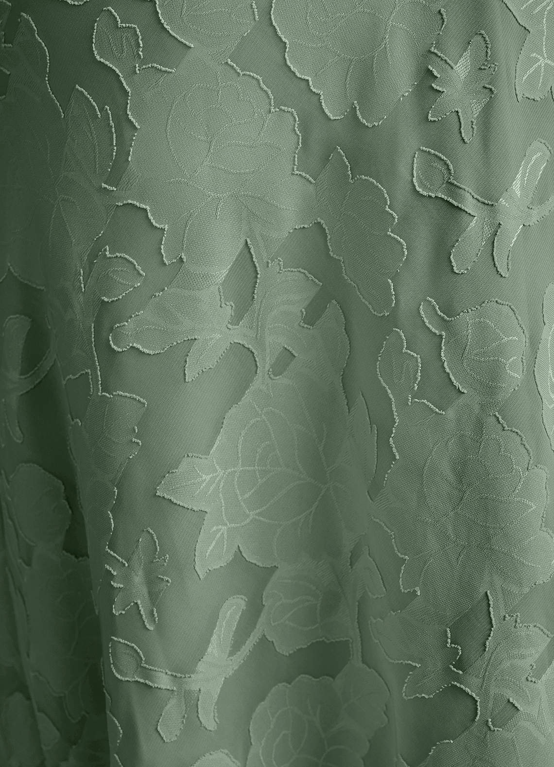 Azazie Emerson Vestidos de damas de honor Vestido de Matcha de Devorado Floral de Corte Sirena con Vestidos sin tirantes image2