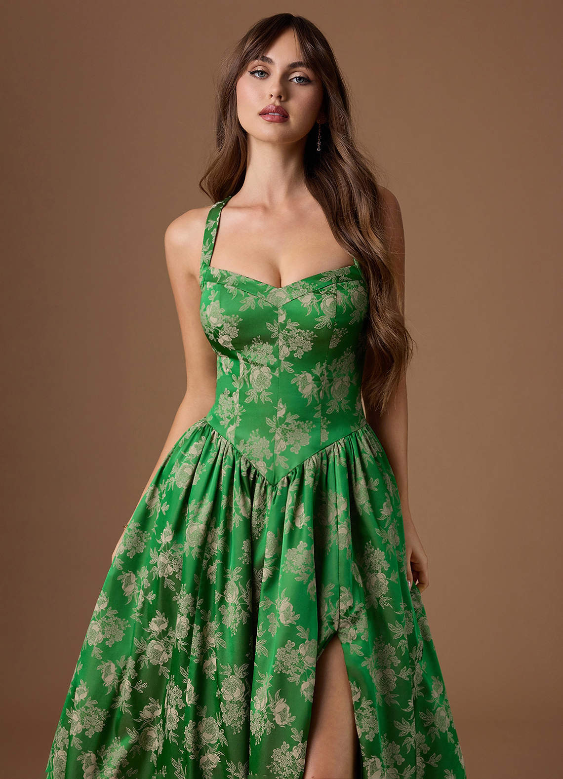 green bloom maxi dress Remie Green Bloom Maxi Dress