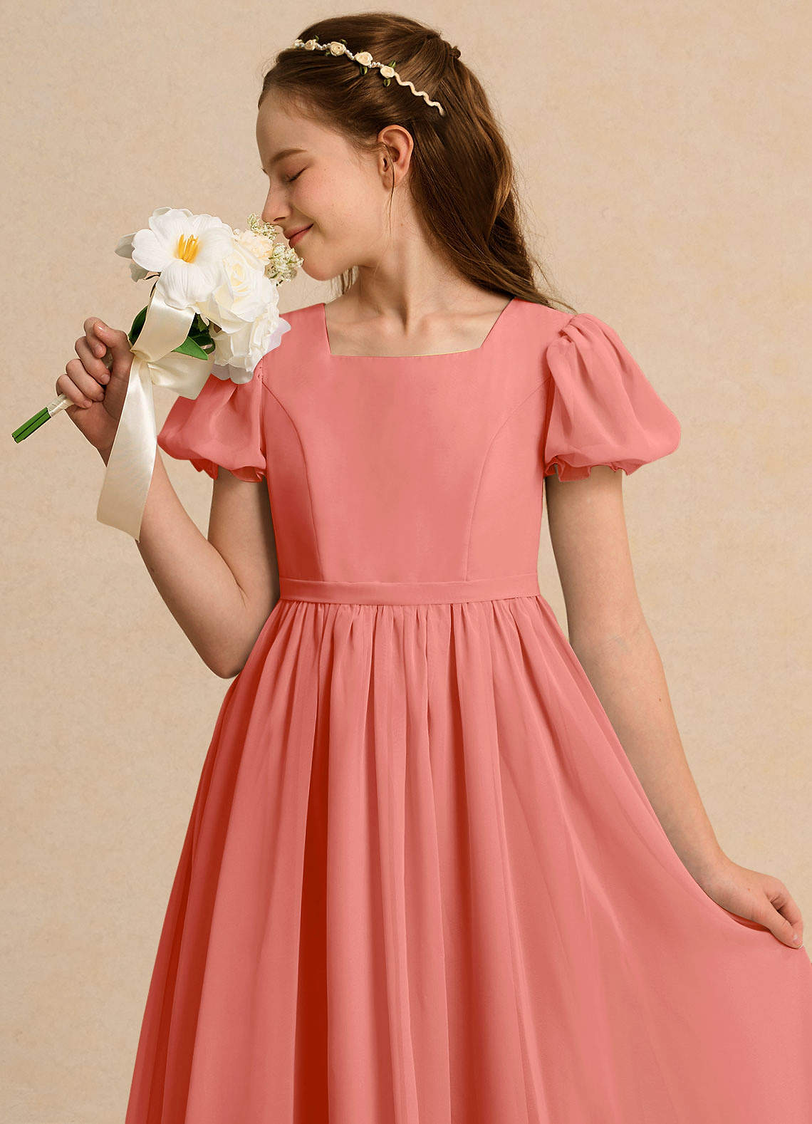 salmon pink formal dresses Sela Dress Salmon Pink