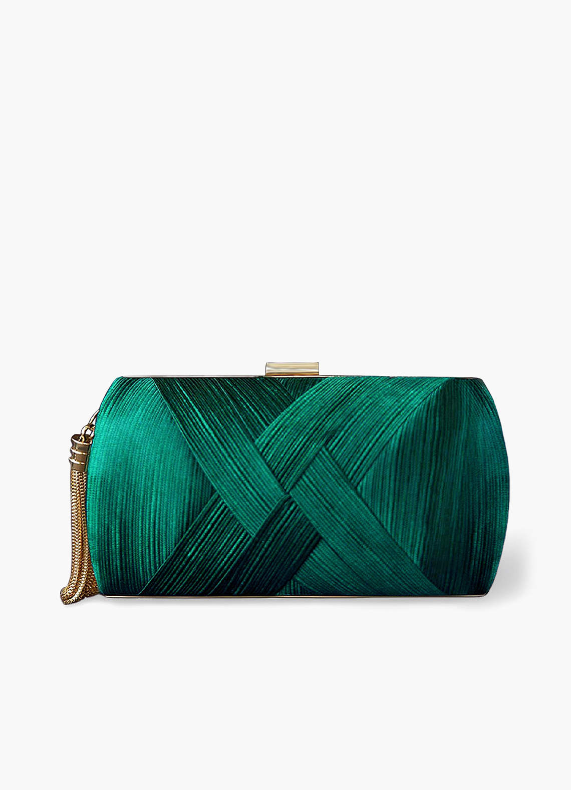 front Gorgeous Tassels Clutch Bag