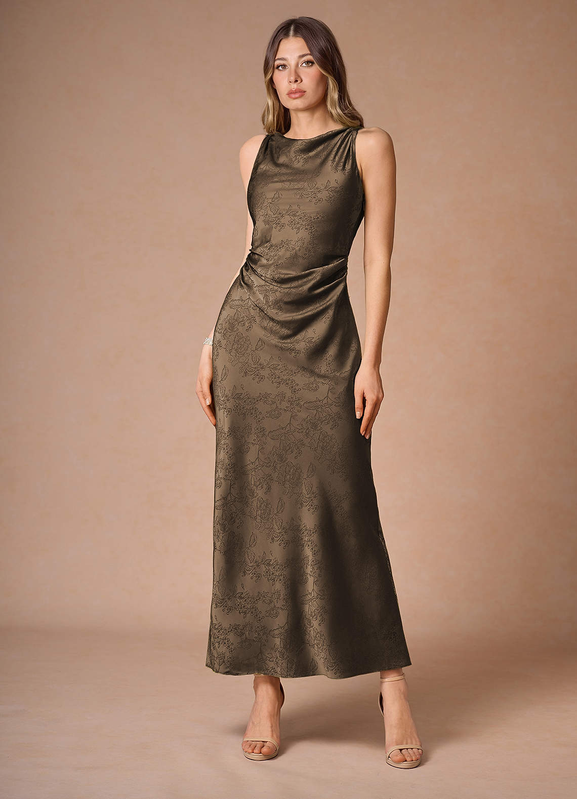 Abito Lungo Caffè Marrone Elena image3