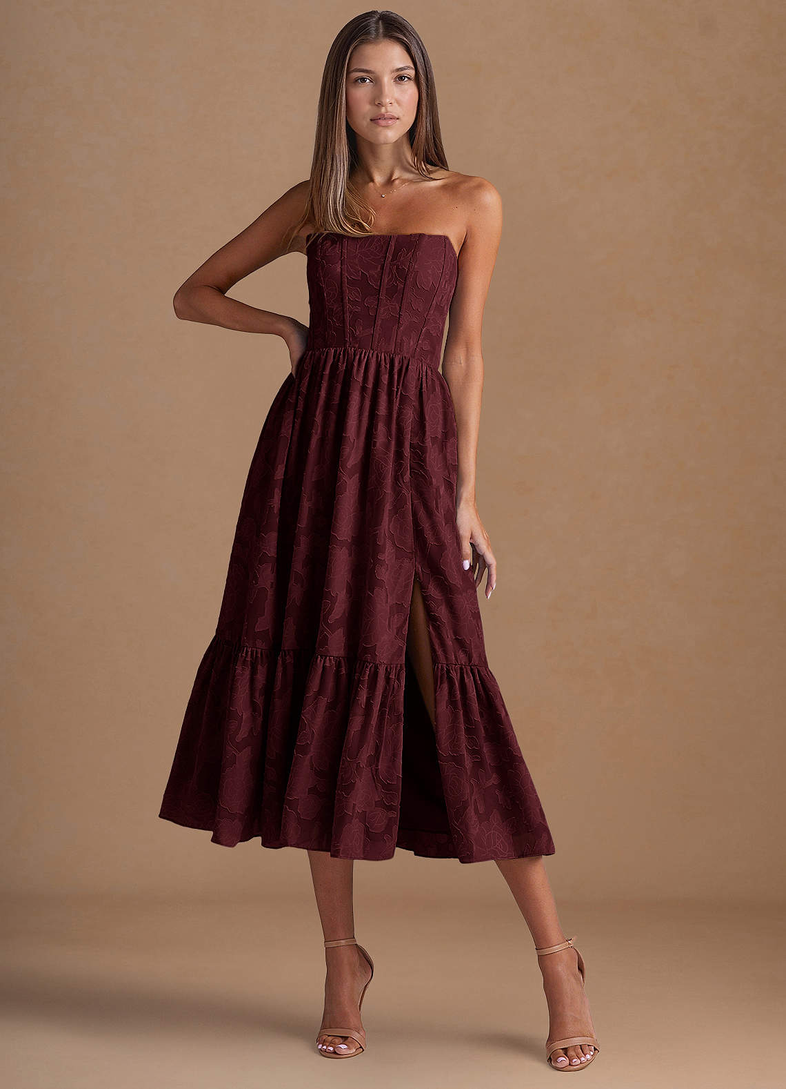 Kleid Delphina Wein image1