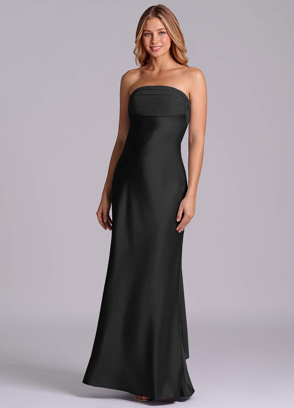 straight black dress Long Formal 47006 by Ava Presley / 8 elsewhere unlined Invisible zip on left side Grip on inner bust Perfect for formal or prom! FITTED MIDI DRESS