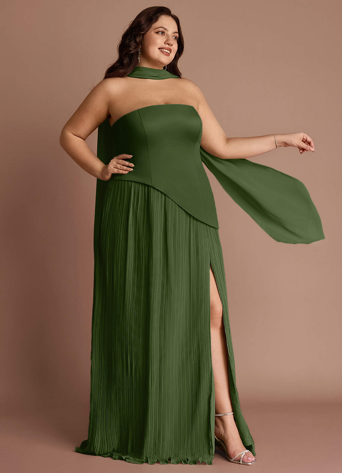Tierney Olive Maxi Dress image1