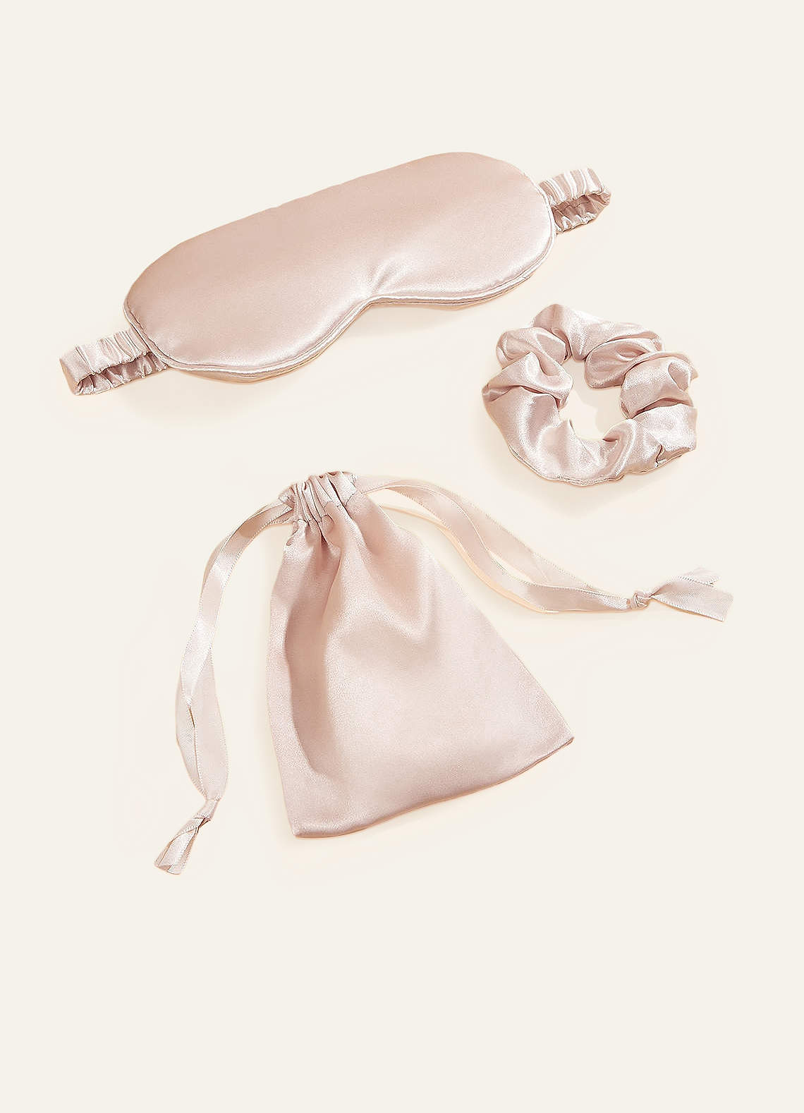 front Scrunchie slaapmaskerset