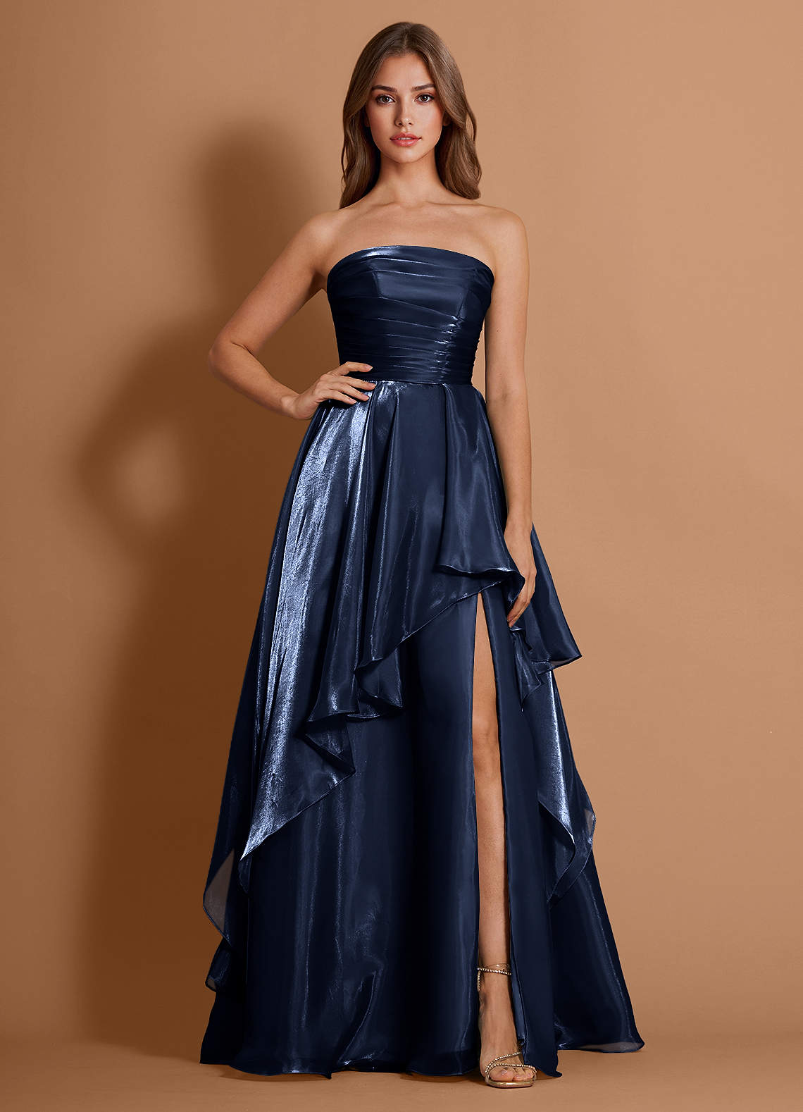 Celindra Navy Maxi Dress | Azazie