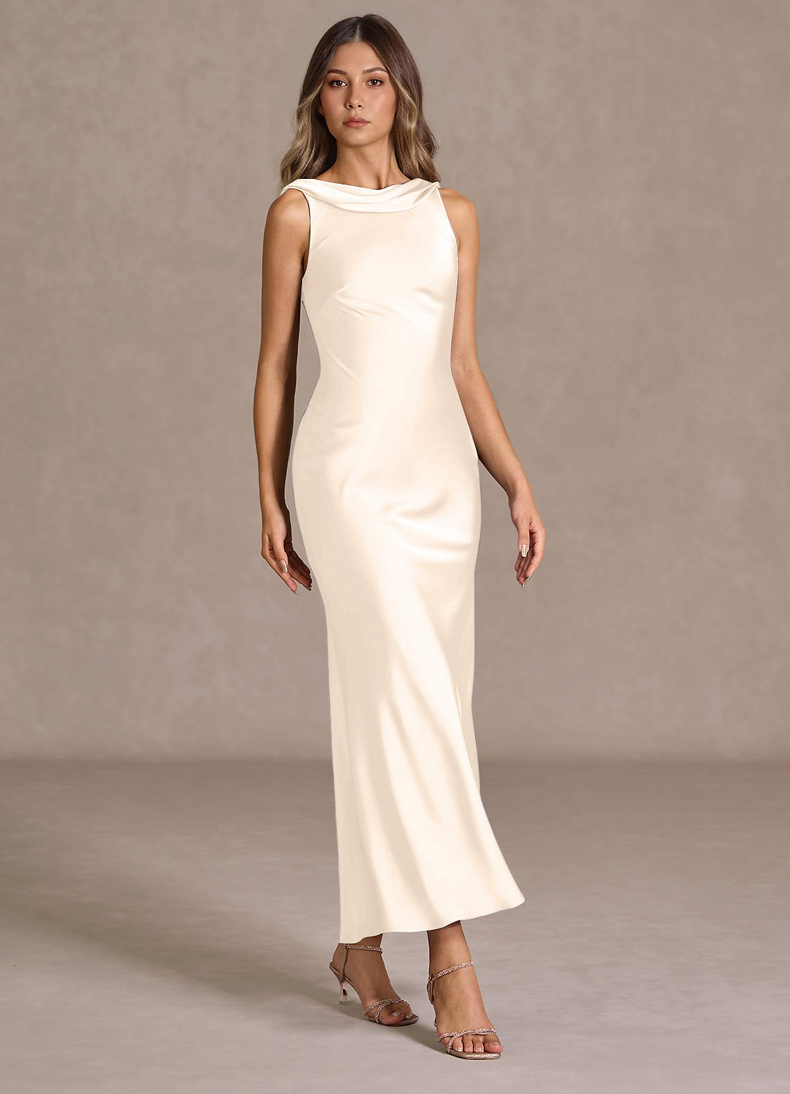 Cyanee Cream Maxi Dress image2