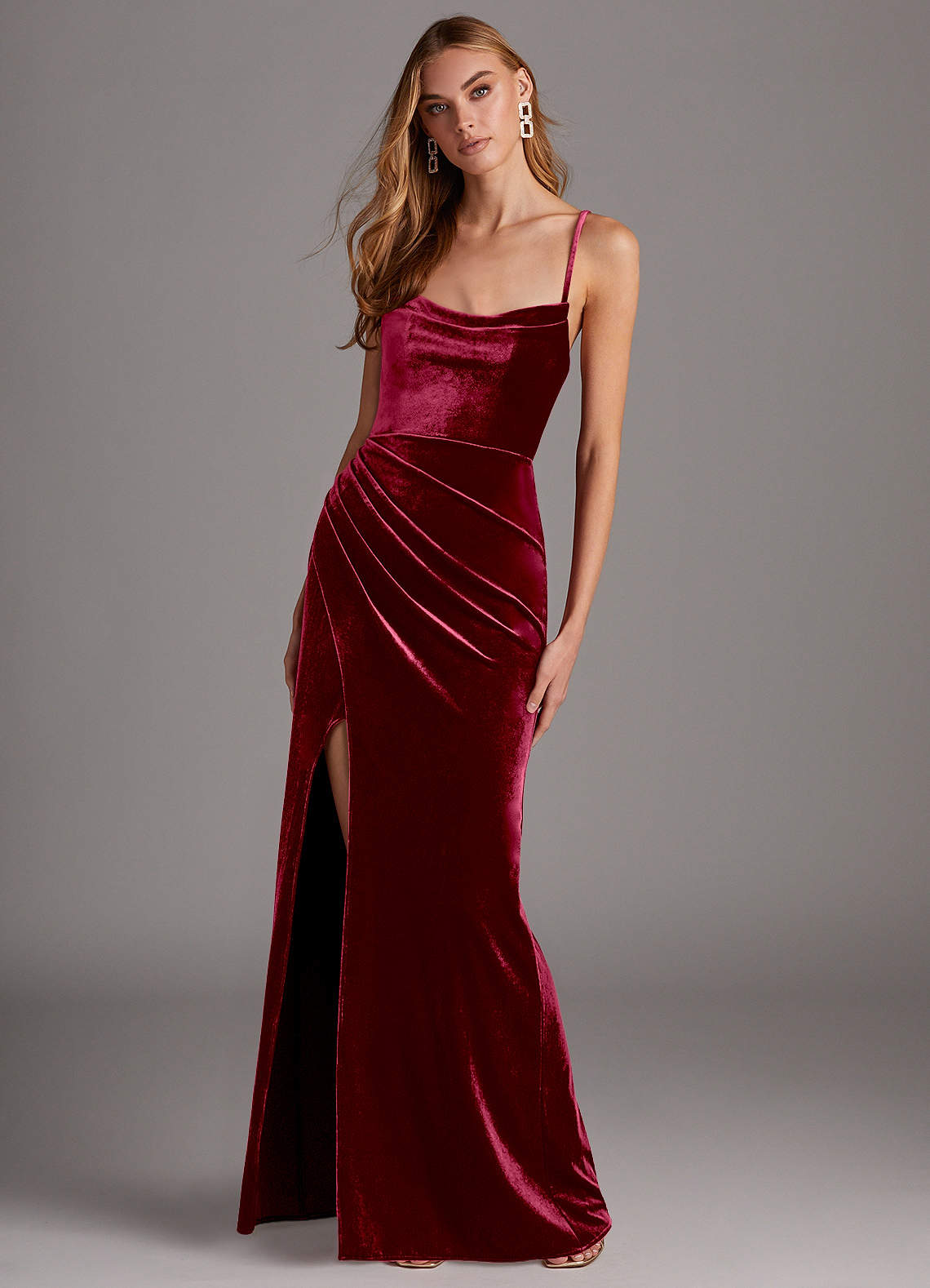 Bridesmaid Dress Crushed Velvet Dressing Gown Crushed Velvet Dress, Dusty  Rose, Bridesmaid Dress Infinity Dress Convertible