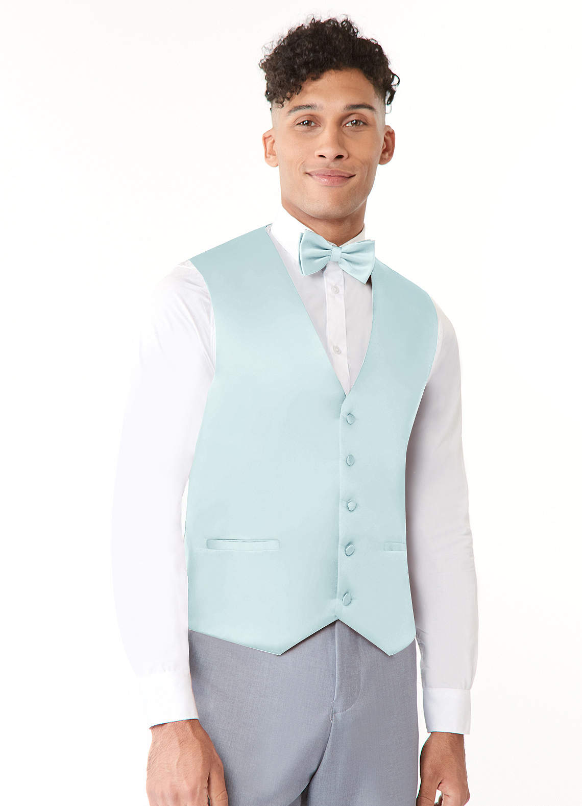 front Matte Satin Vest