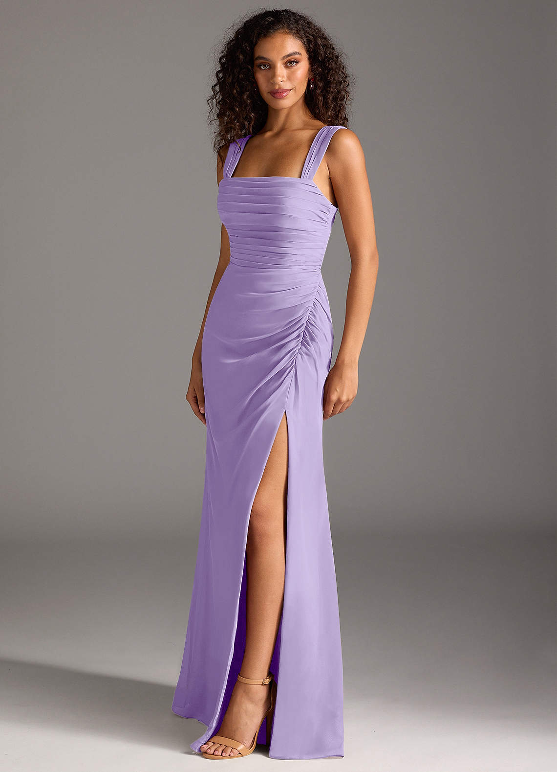 Azazie Jesaphine Lila Bruidsmeisjes Jurken Azazie