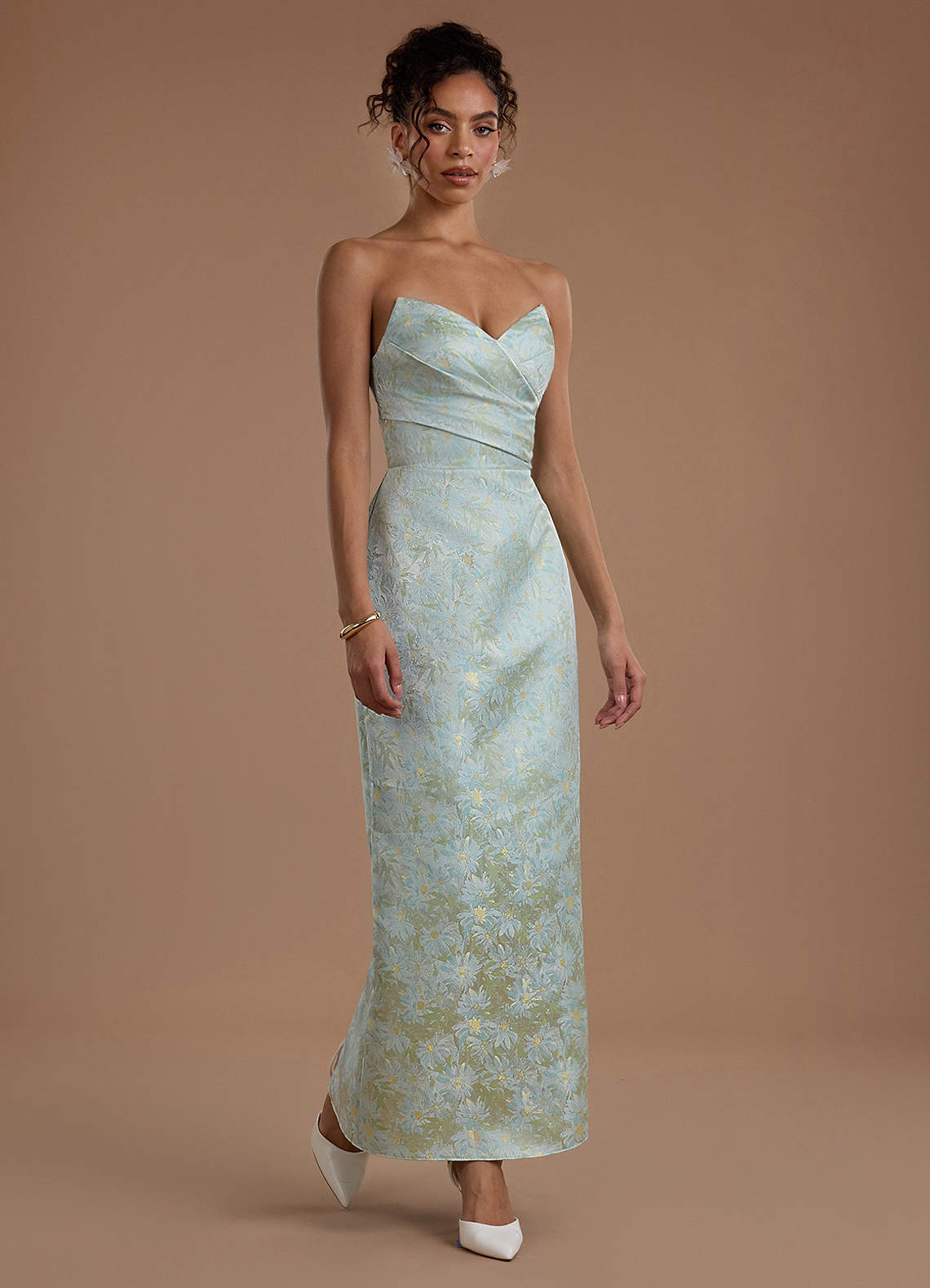 blue sage bridesmaid dresses Leona Maxi Dress Ready to Ship Navy blue Pants Size:34 S black sole Carolina Blue and White flowing effect as you