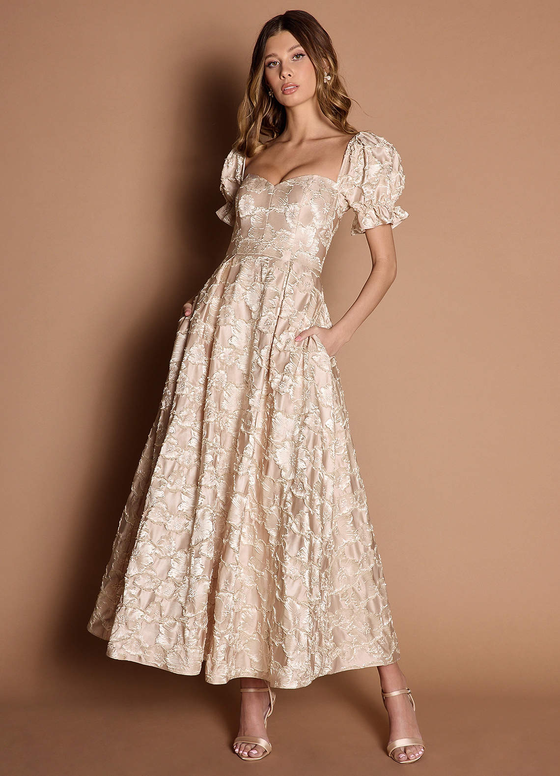 suknia Róż Vintage Maxi Glenda image2