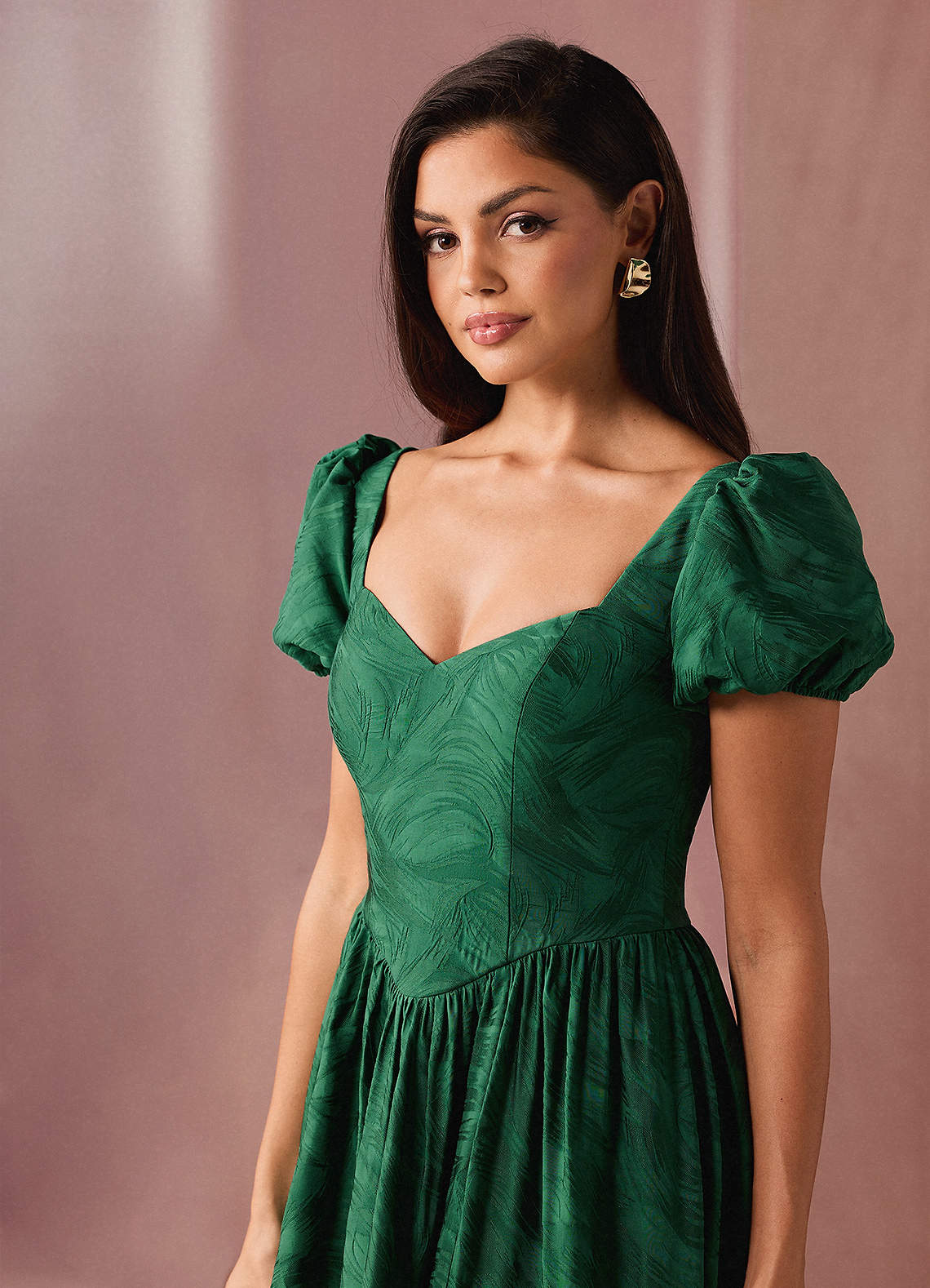 Barbra Emerald Maxi Dress | Azazie