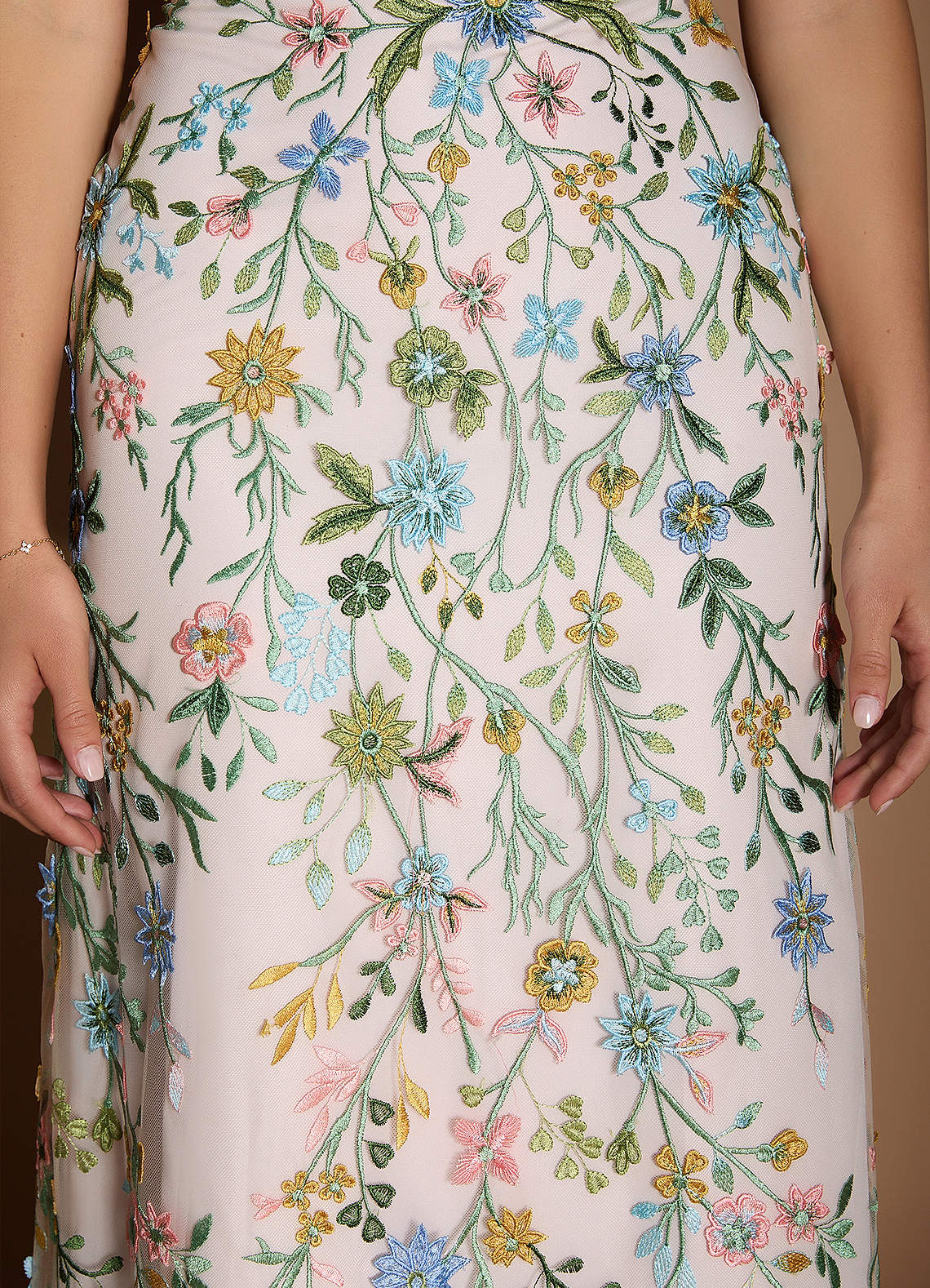 Amarie Poskipuna Pink Multi Maxi mekko image6