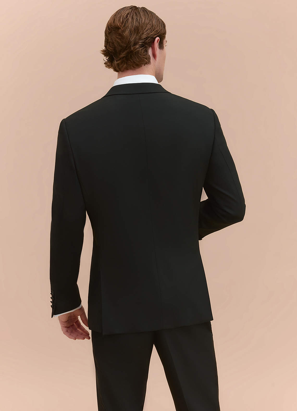 front Hudson Black Peak Lapel Tuxedos Jacket