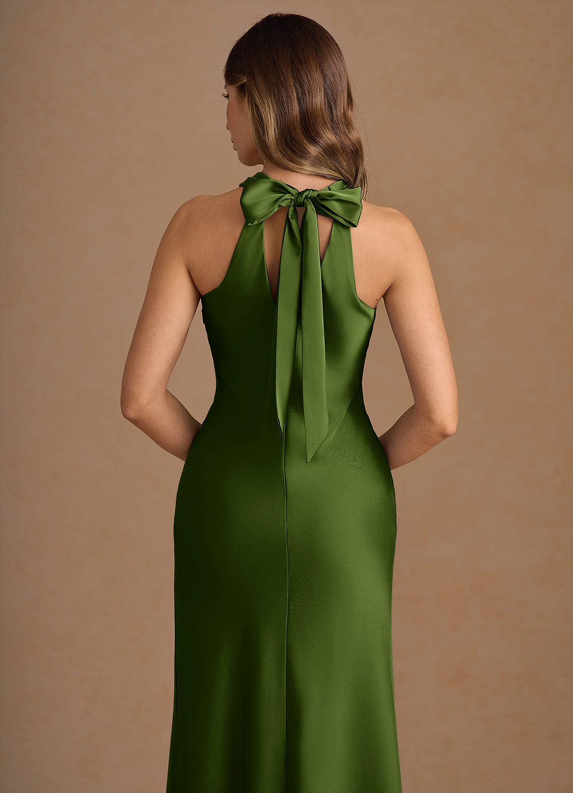 Xanthe Olive Green Maxi Dress image4