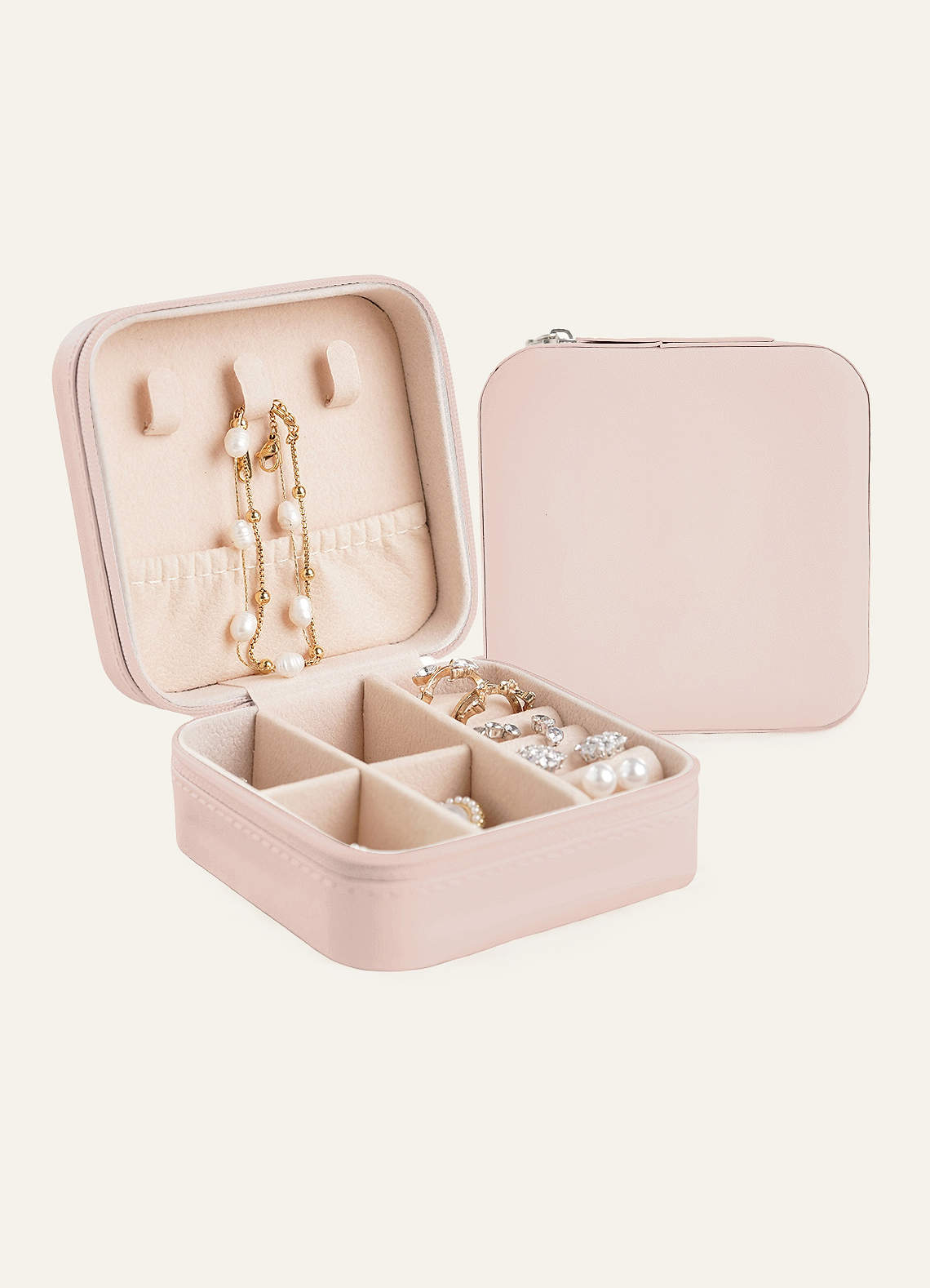 front PU Jewelry Case