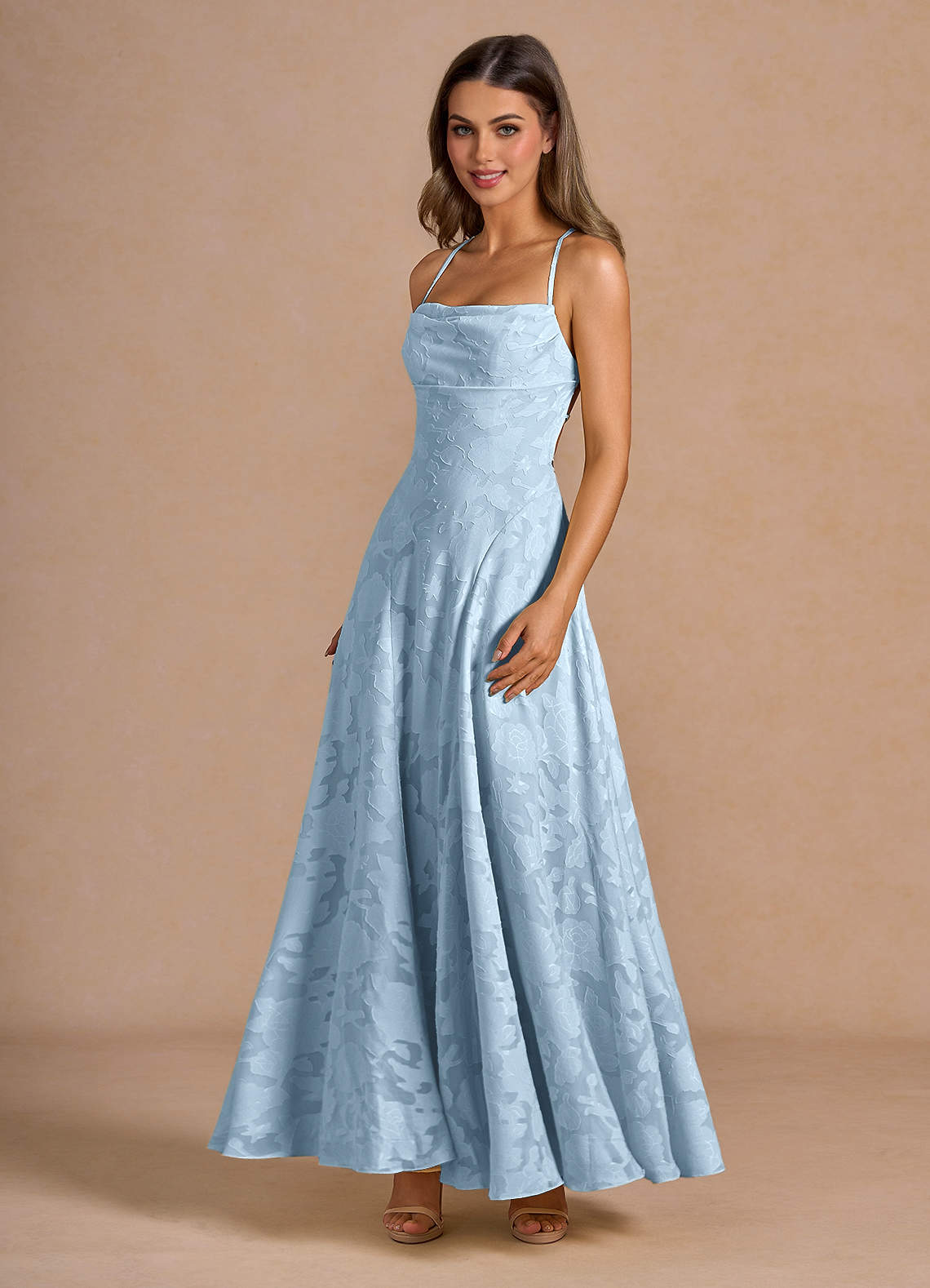 Irelia Himmelblå Maxikjole image3