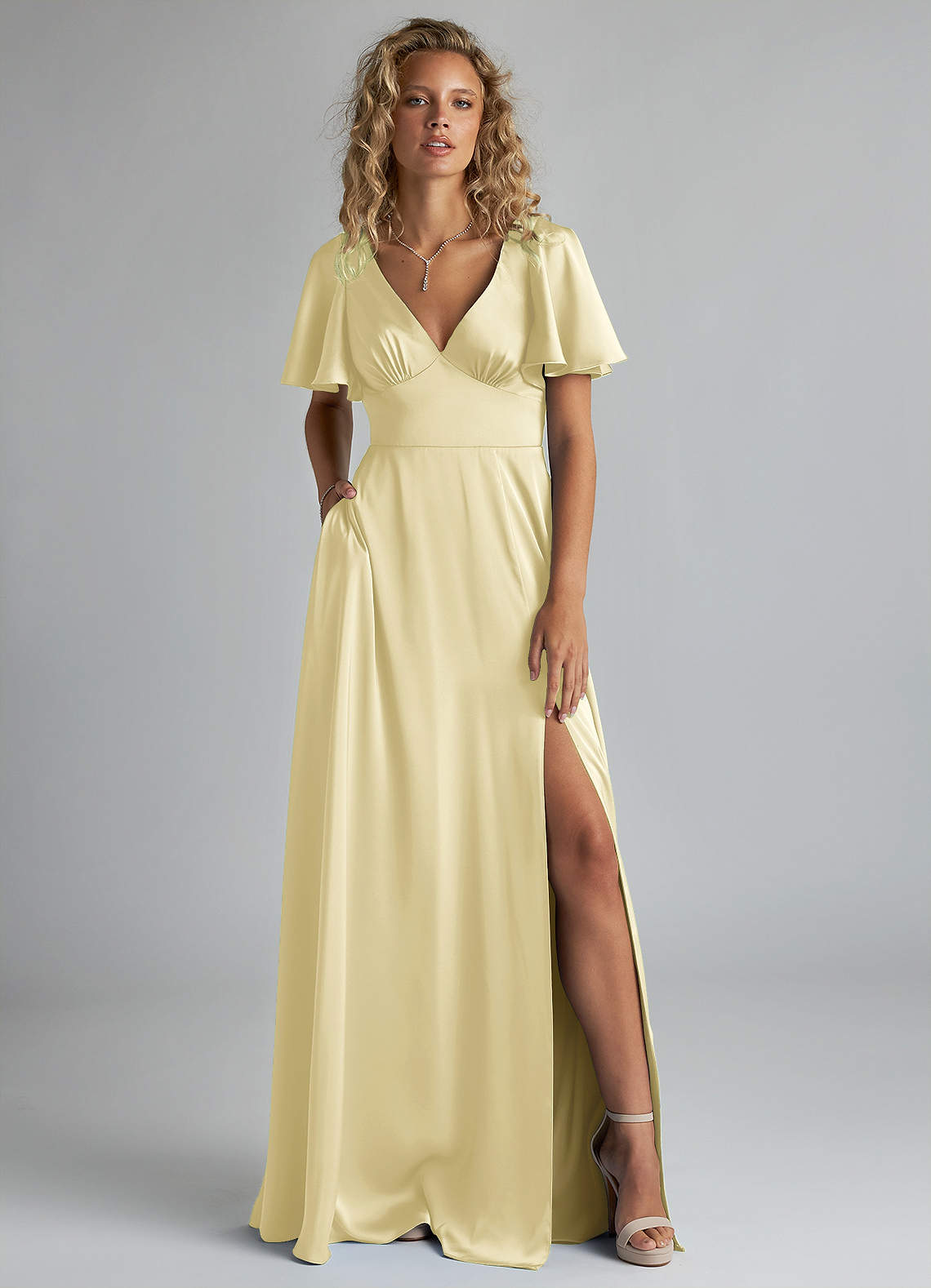 butter lemon bridesmaid dresses Butter Yellow Bridesmaid Dresses