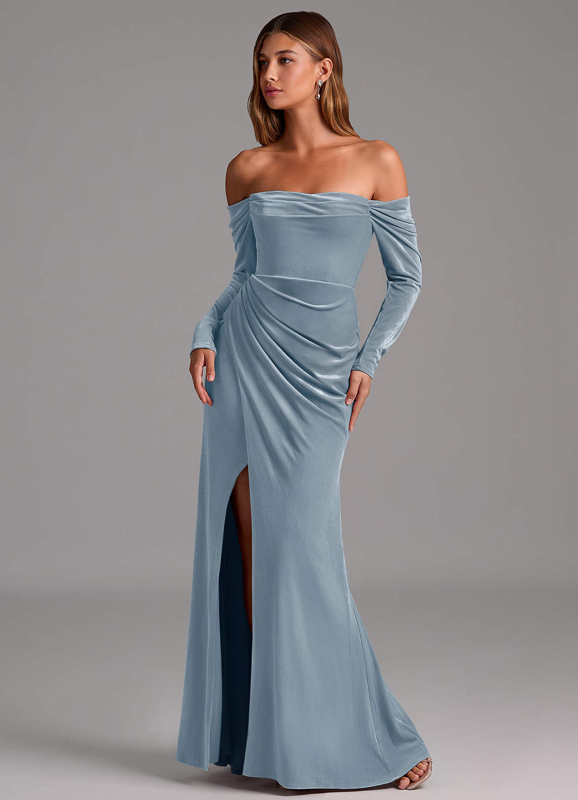 princess polly baby blue dress Navy Blue and Mint Green Wedding Style main image 1