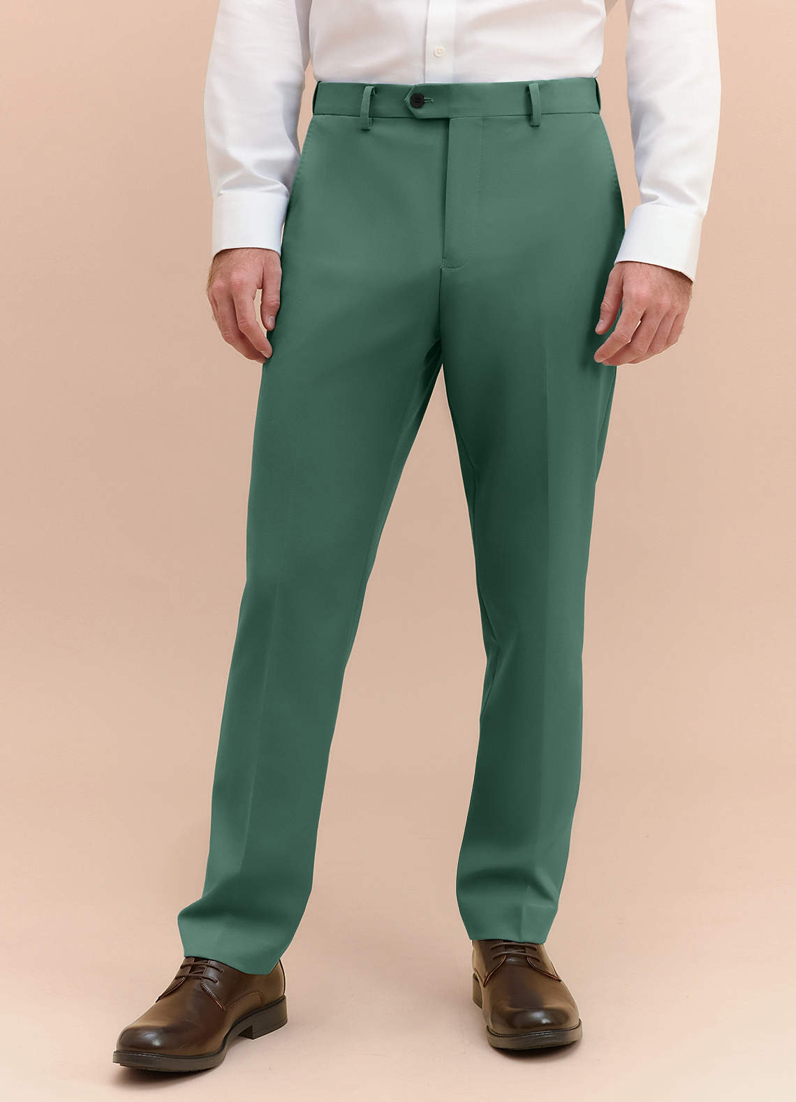 front James Eucalyptus Structured Stretch Dress Pants