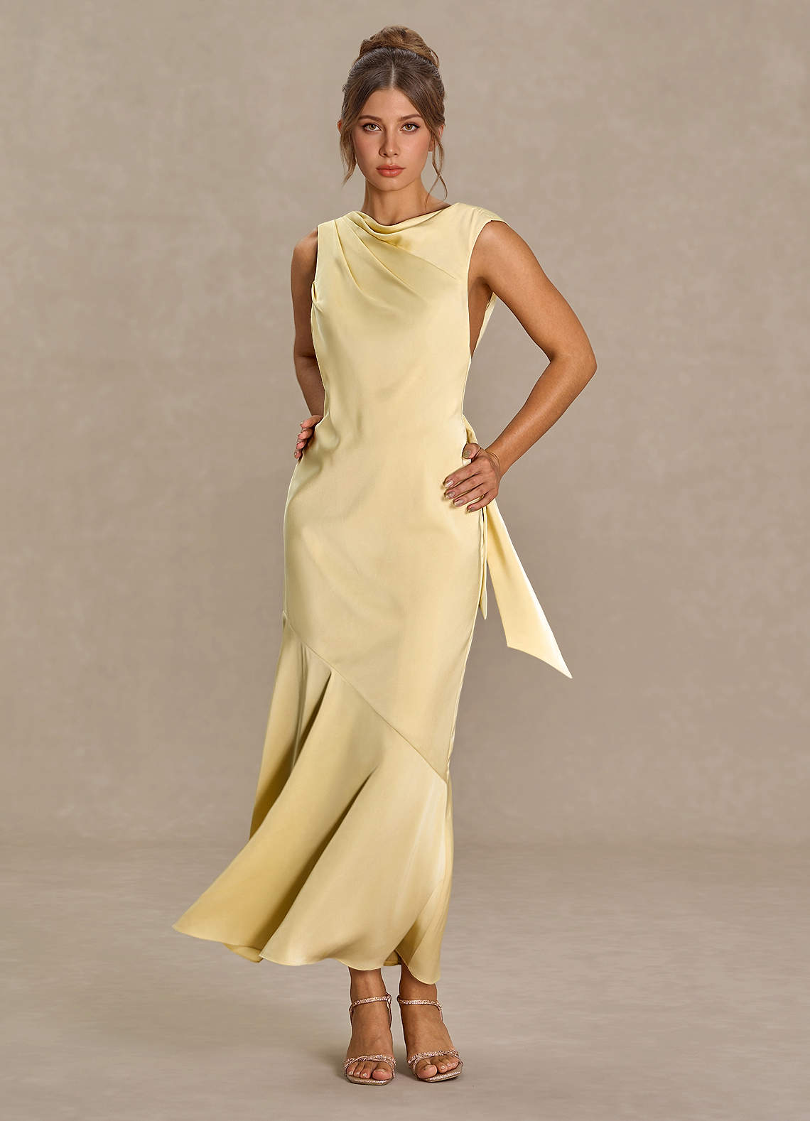 Aeliana Lemon Sorbet Maxi Dress image1