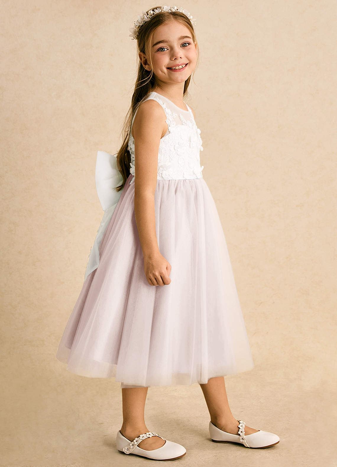 ivory rose dresses Ivory Wedding Dress with Red Rose Embroidery & Off Shoulder Sleeves Viniodress