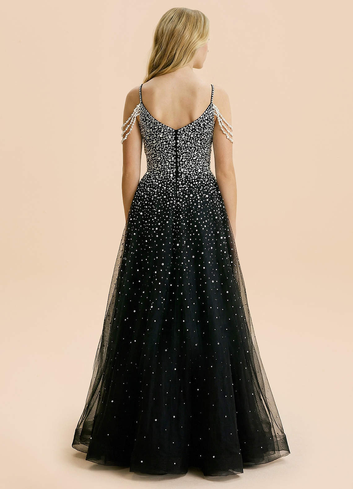 front Azazie Anya Junior Formal Dress