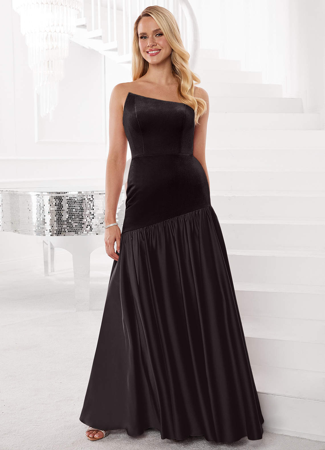 velvet asymmetrical dress Sid Neigum // Velvet Asymmetrical Dress – VSP Consignment main image 0