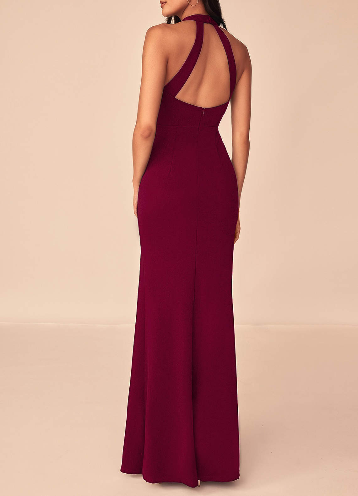 Burgundy Jupiter Burgundy Maxi Dress Dresses | Azazie