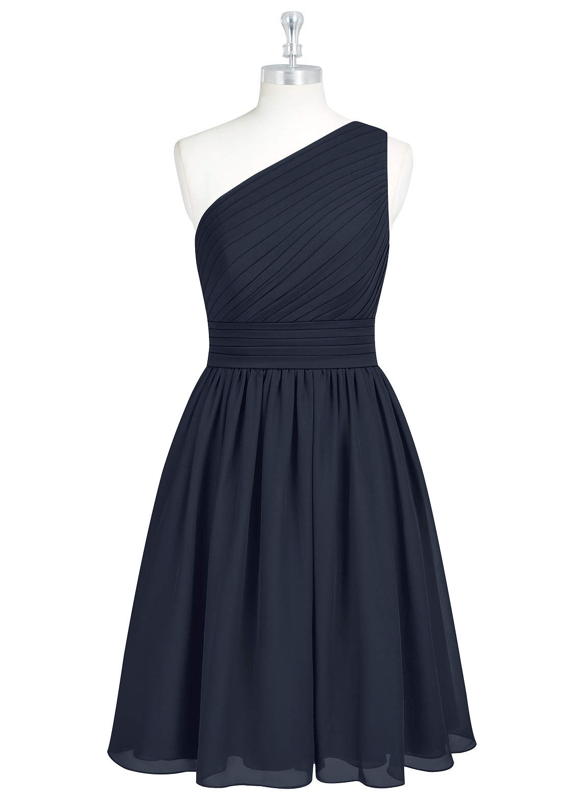 sachin and babi light blue dress Mac Duggal. Purple One Shoulder Flowy Chiffon Mini Dress main image 1