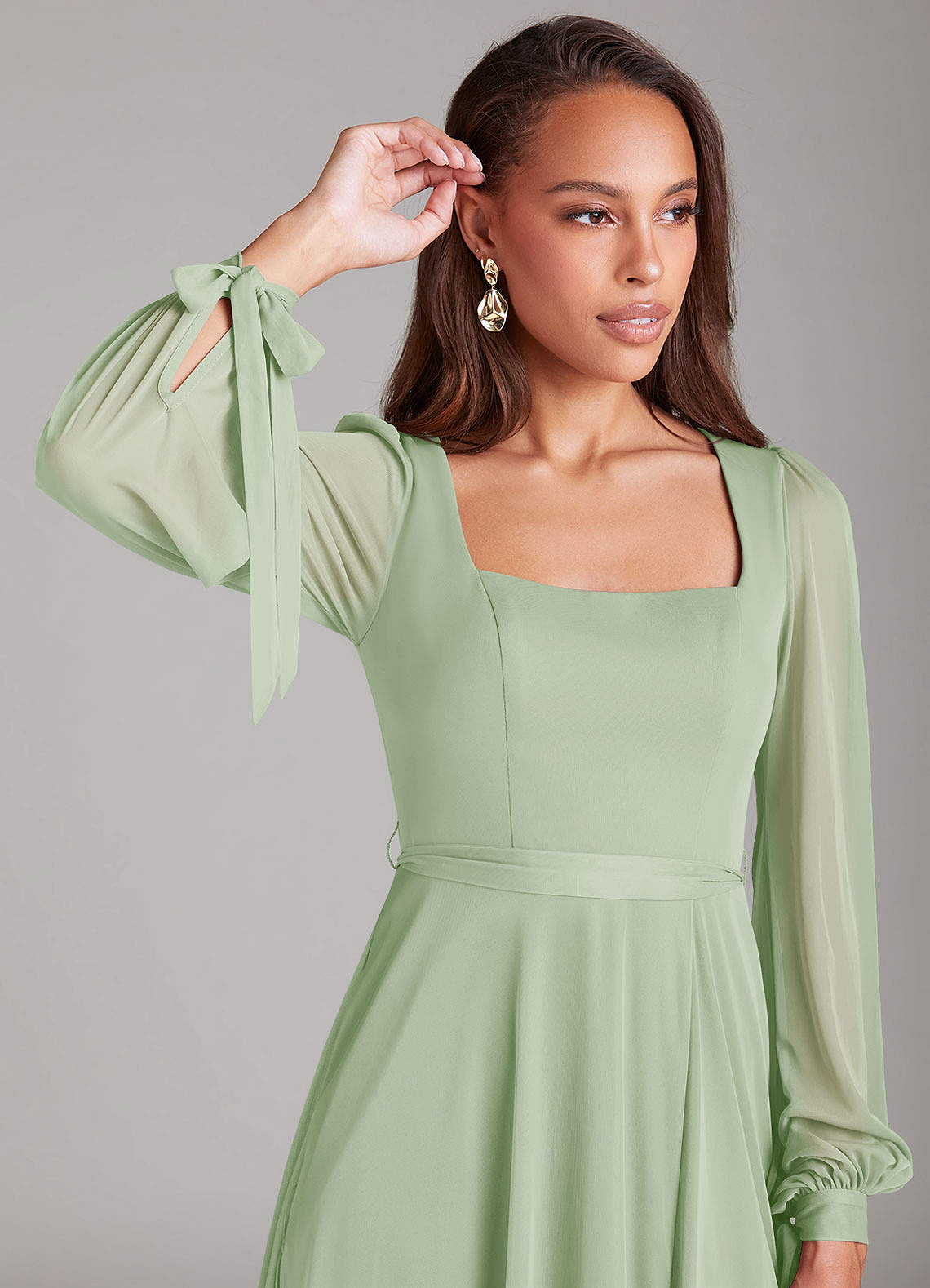 sage green mesh dress Mesh And Satin Floral Green Sleeveless Midi Dress Small