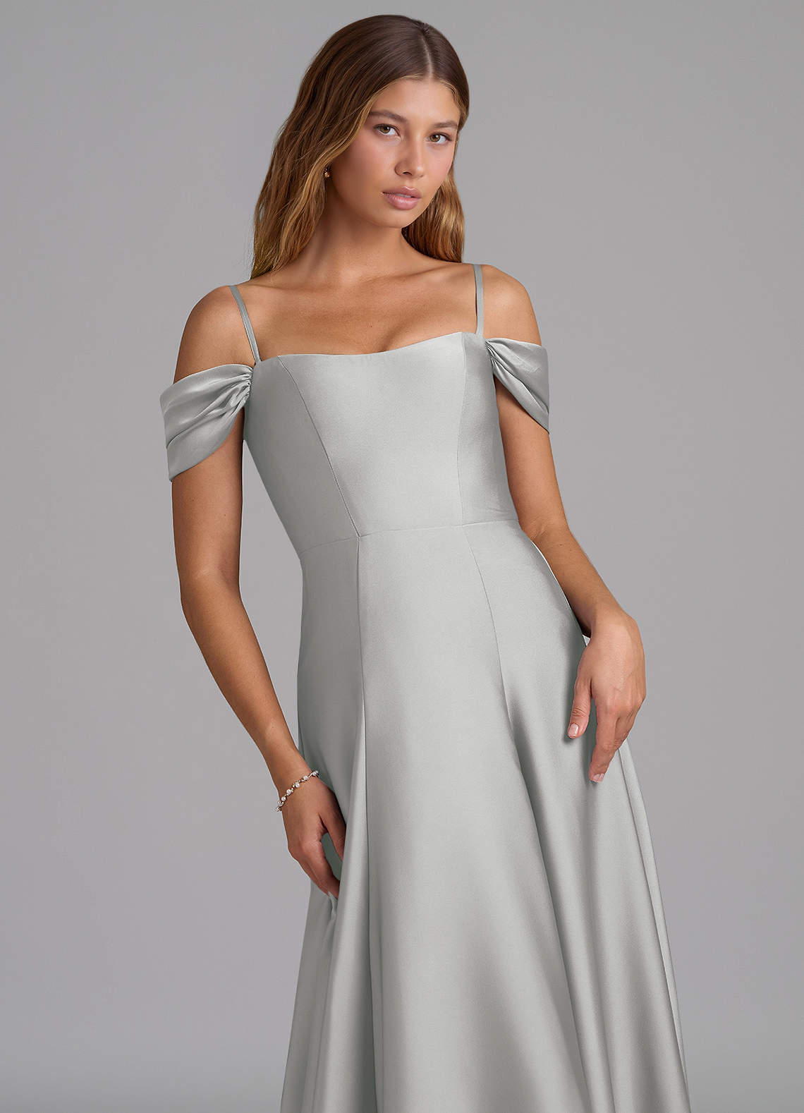 silver gray infinity dress Made in USA Silver grey Infinity Dress Bridesmaid Multiway Convertible Dress Made in USA +36 Colors