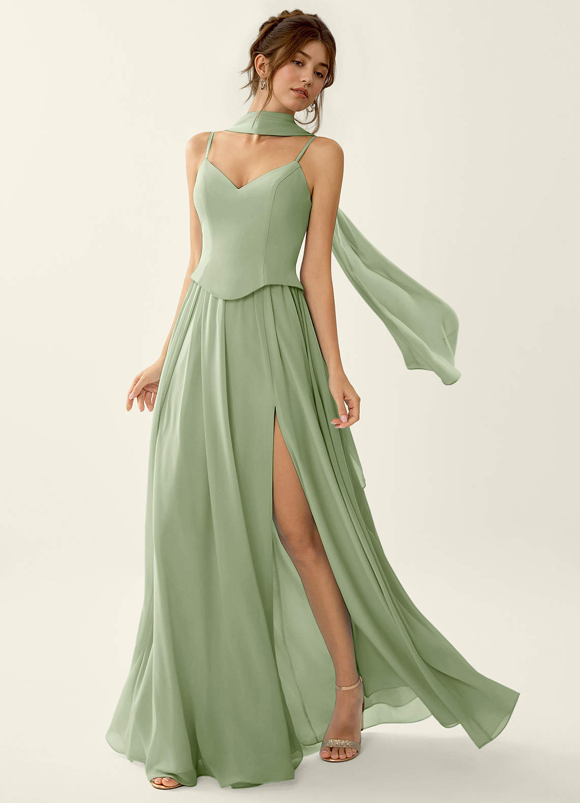 pastel green prom dress ZAPAKA Women Light with Appliques Mermaid Lace-Up Back Party Dress, Light Green / US2 The fabric is comfortable for skin GREEN FORMAL DRESSES