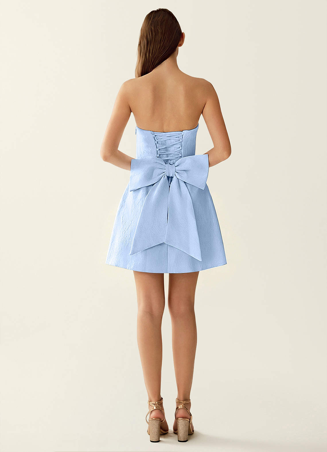 Hadleigh Sky Blue Mini Dress image1