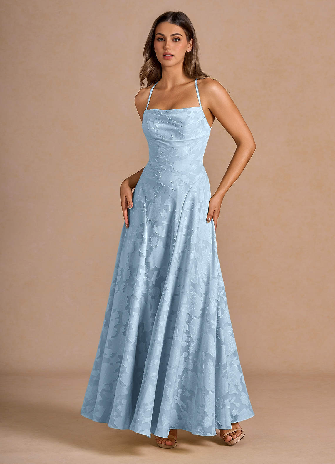 Irelia Himmelblå Maxikjole image4