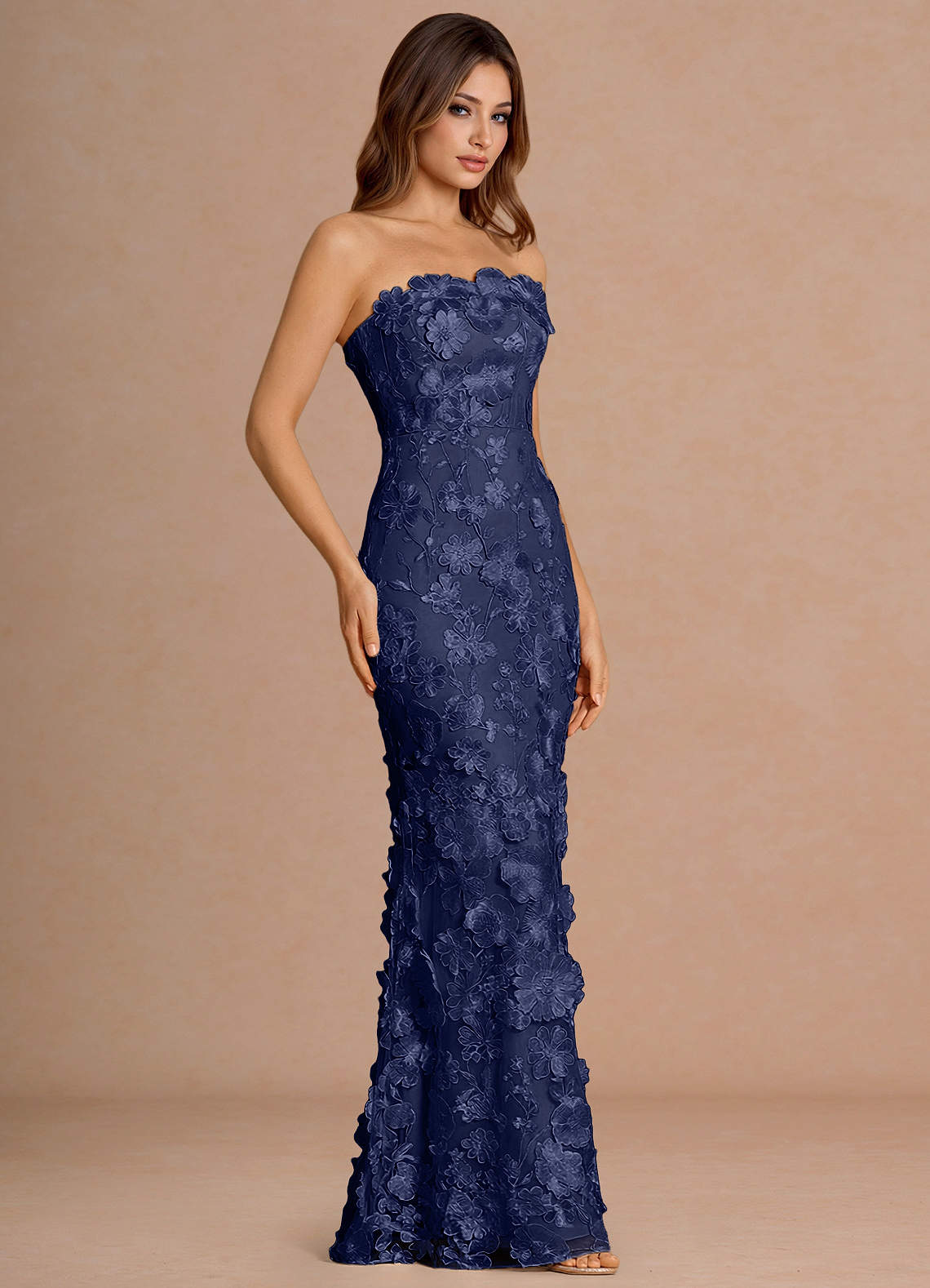 Della Dark Navy Maxi Dress | Azazie Della Dark Navy Maxi Dress | Azazie