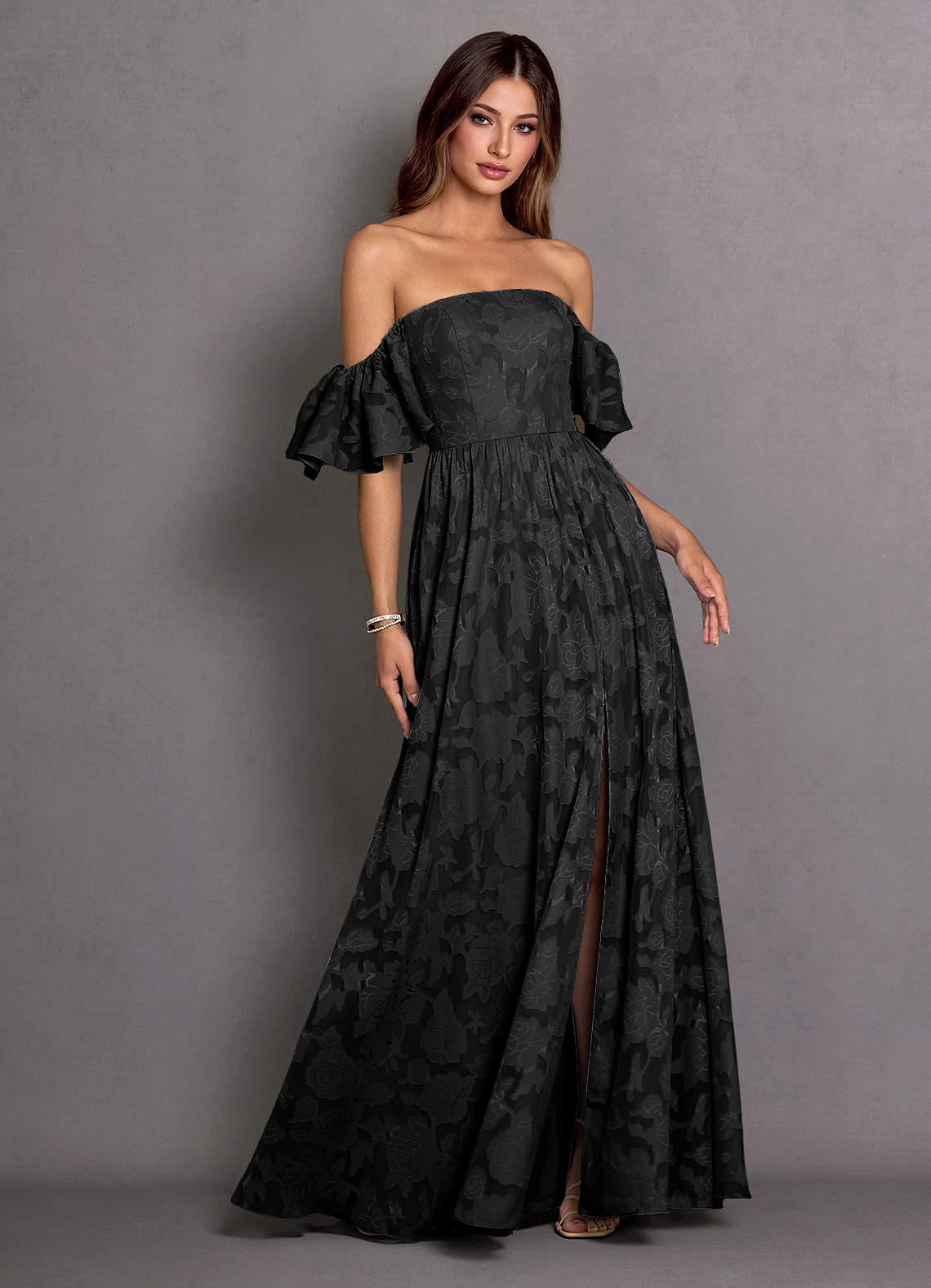 Kallista Black Maxi Dress image1