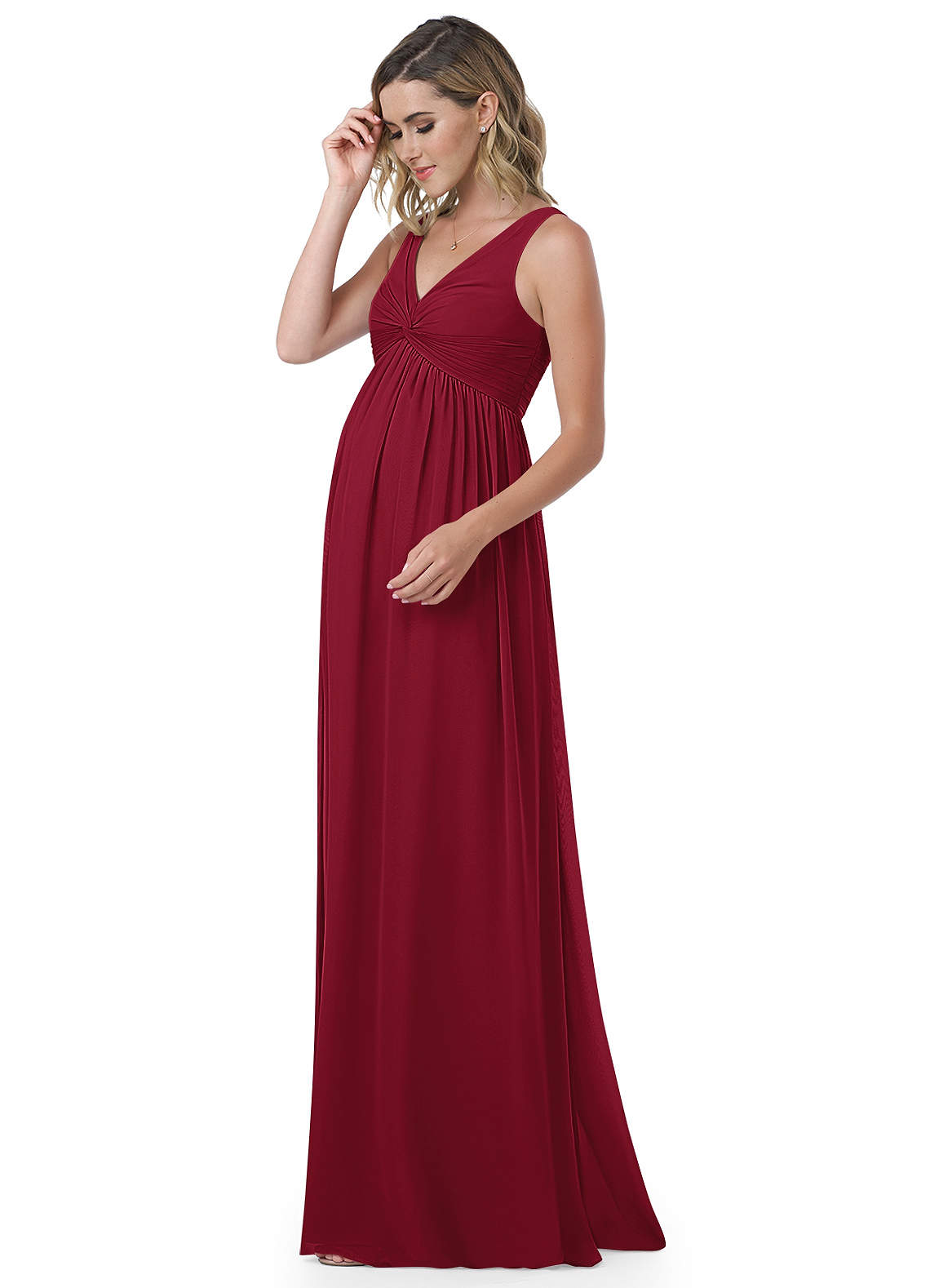 Burgundy Maternity Bridesmaid Dresses Sullivan Maternity Bridesmaid Dress  By Jenny Yoo Dark Berry