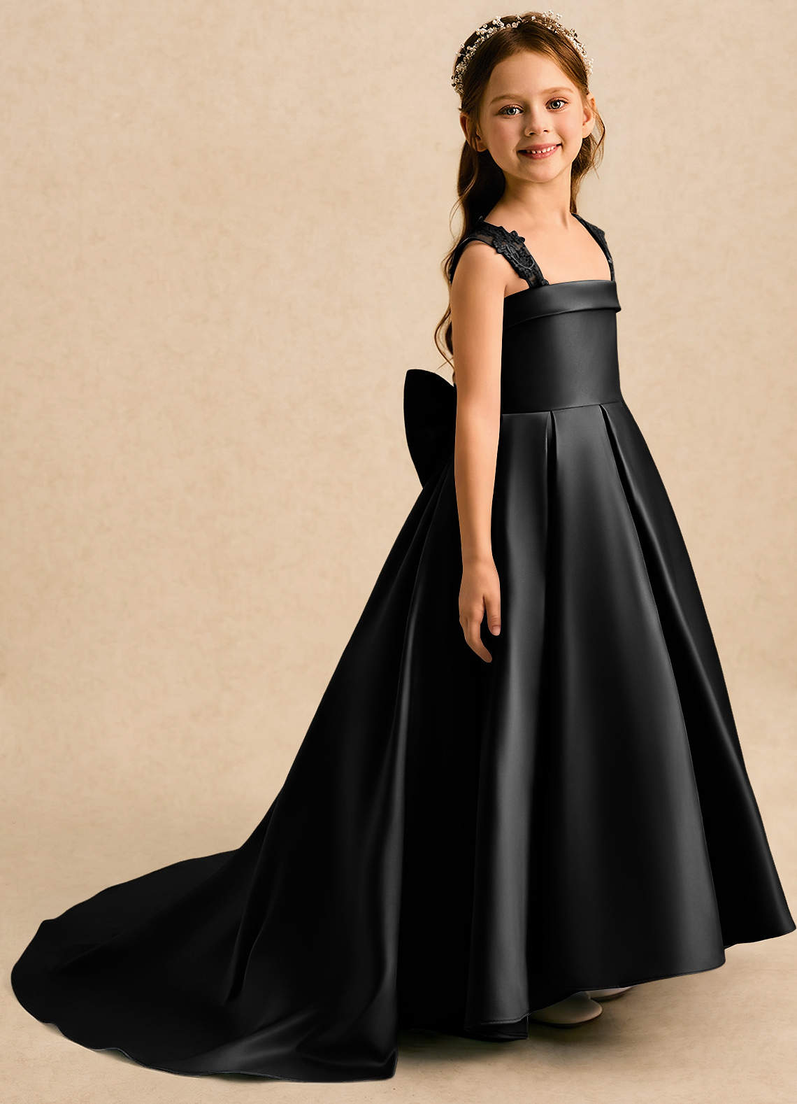 modern tea length wedding dress Goldie
