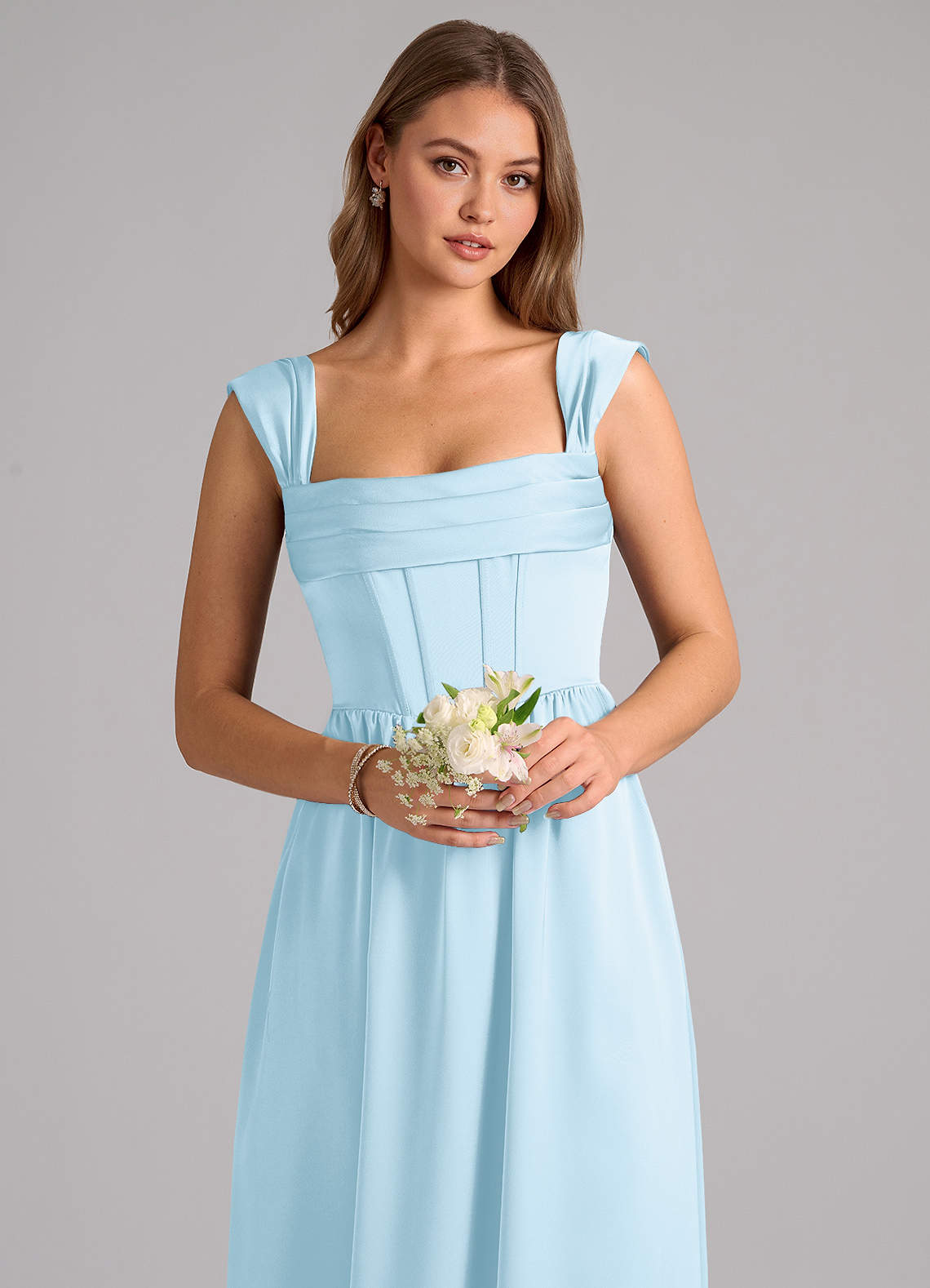 azazie try on bridesmaid dresses Saige Try-on Dress Sample Dress Black Chiffon Bridesmaid Dresses