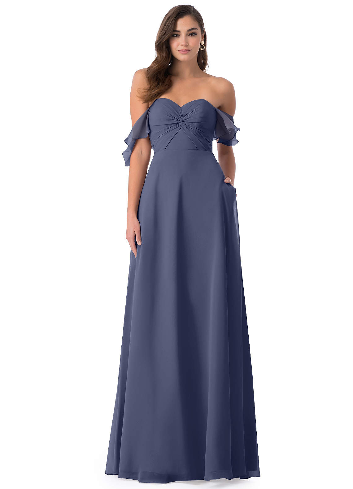 Azazie stormy 2024 bridesmaid dress