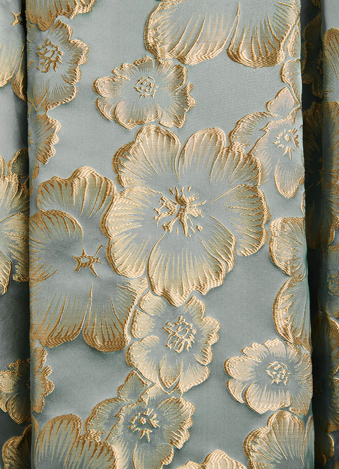 Azazie Centralia Mère de la mariée Robes Robe Trapèze en Jacquard Floral Épaule décolletée Jacquard Bleu Turquoise image7