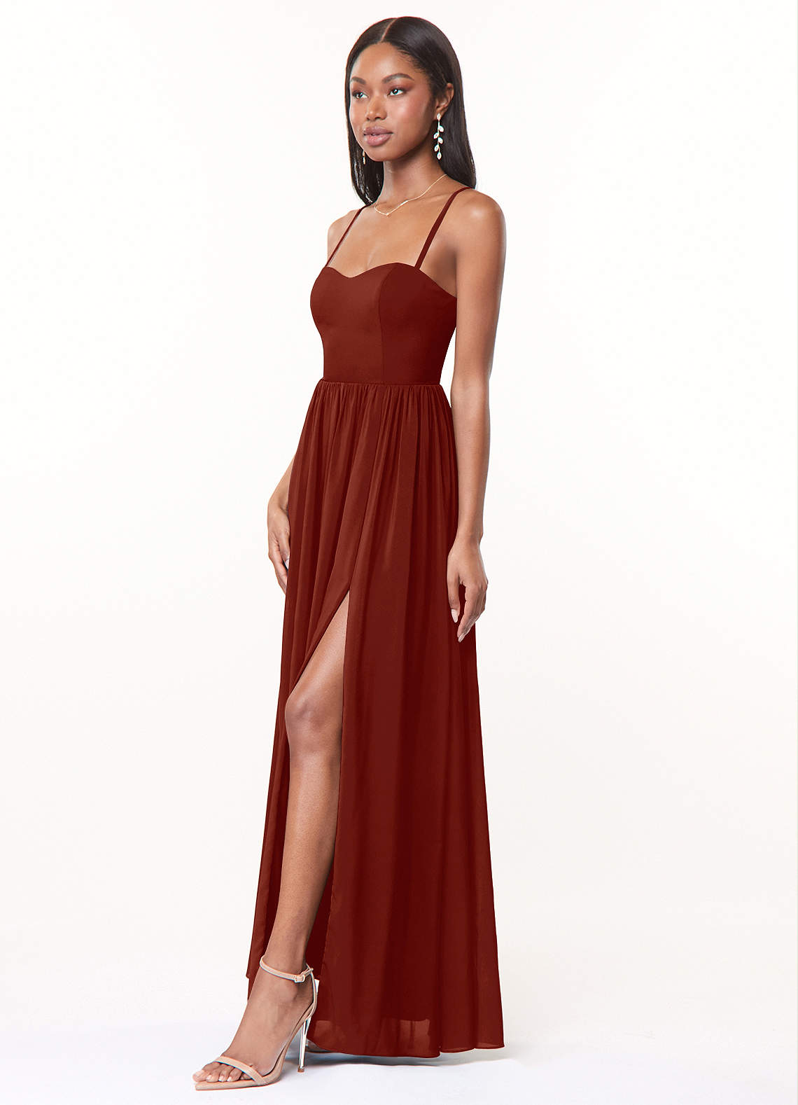 Azazie Marilyssa Ready to Ship Pine Bridesmaid Dresses | Azazie