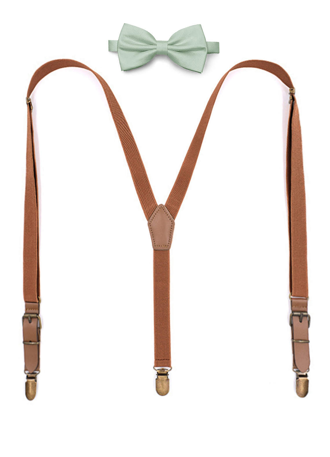 matching tie and suspenders