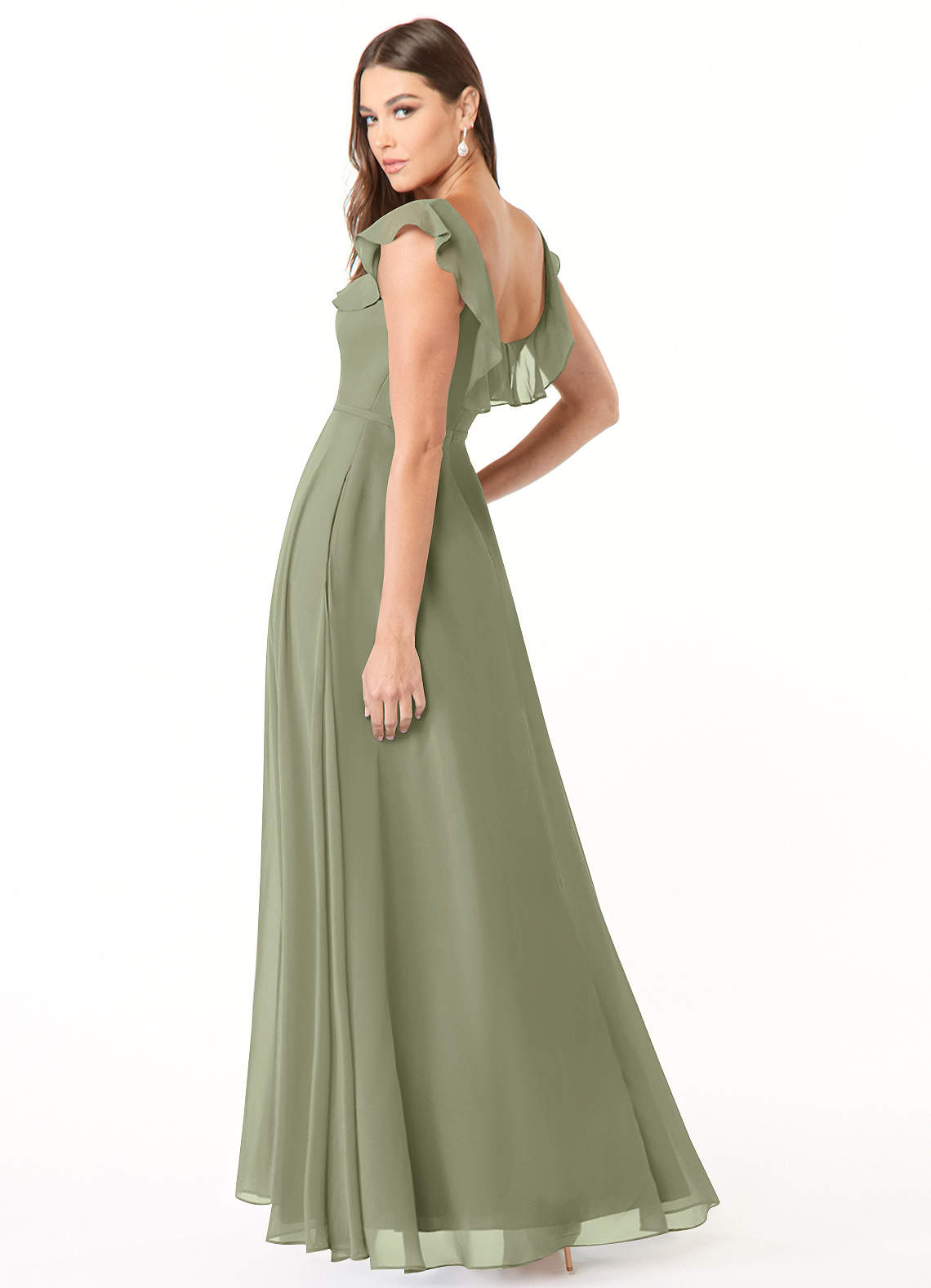 Azazie Jinny Pistachio Bridesmaid Dresses | Azazie