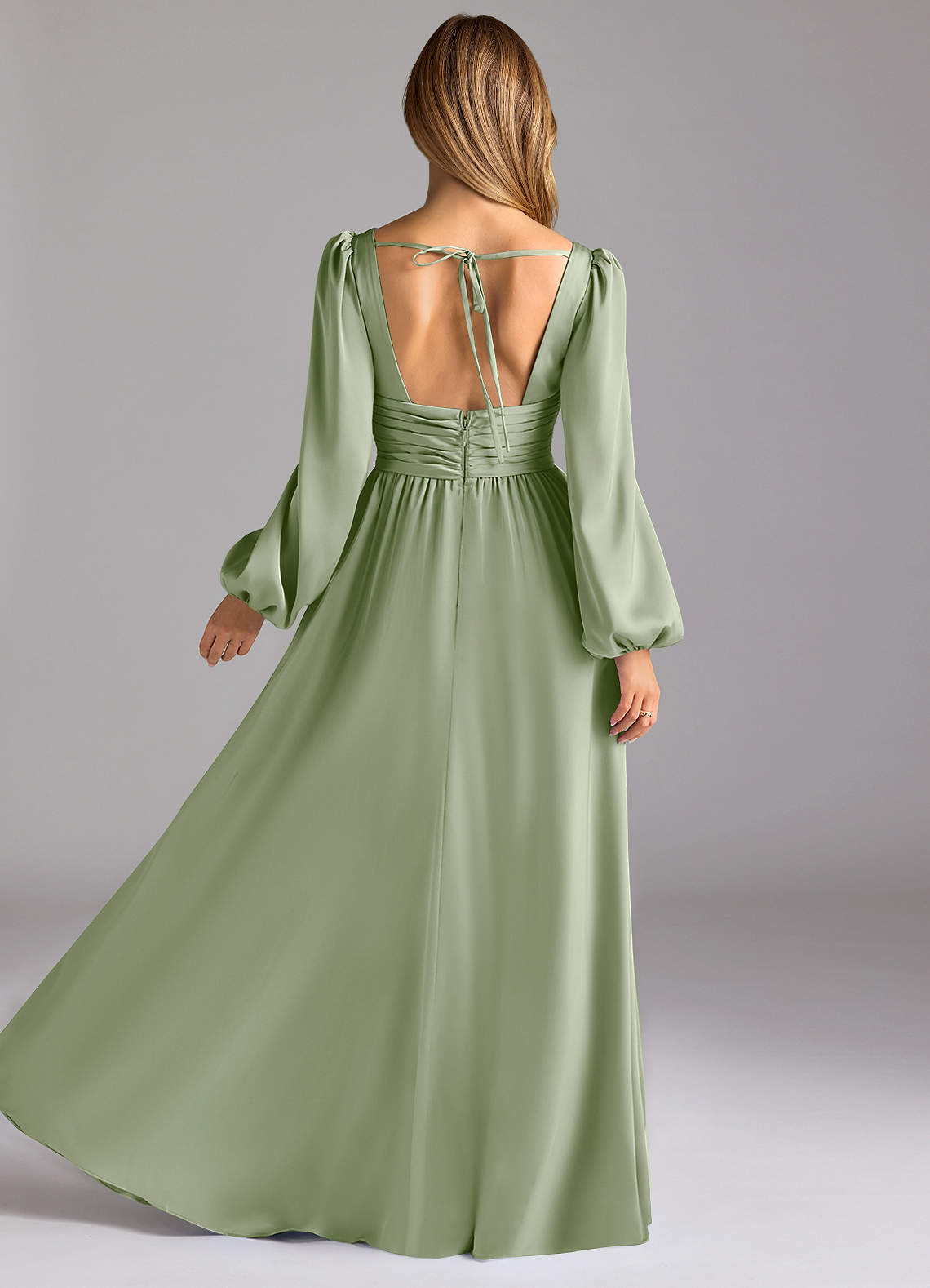 dusty green satin dress Azazie Norah style_club dresses