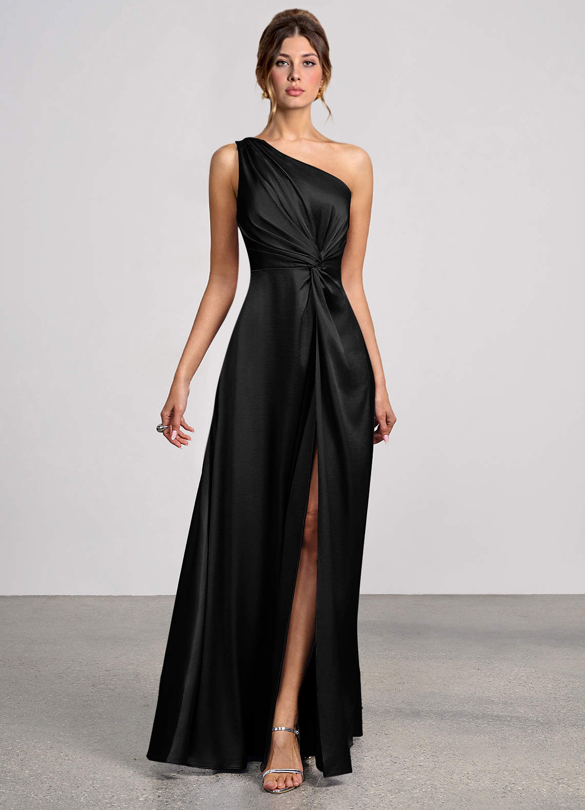 black a line corset dress Alessandra Corset A-Line Formal Dress main image 1