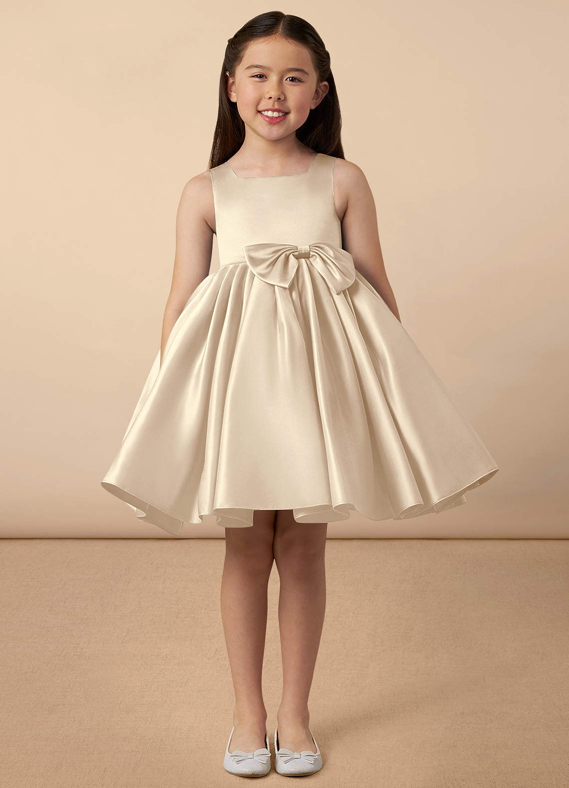 little bo peep bridesmaid dresses Sheath-Column Floor Length Acetate Satin Wedding Guest Dress COCOMELODY CG0309, Purple dusk